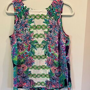 Lily Pulitzer Silk Tank Size M